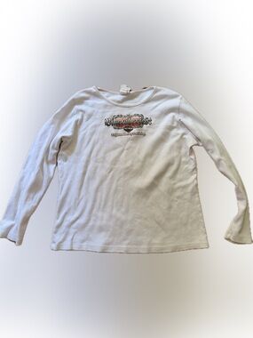 Harley Davidson Vintage 2006 Womens Long Sleeve Graphic Size 1X Biketoberfest